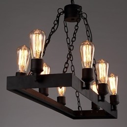 Modern Retro Loft csillár Amerikai Country csillár Kreatív ipari kávézói lámpa lámpák