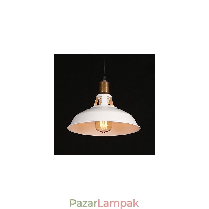 Amerikai country stílusú eredetiség egyfejű kovácsoltvas üreges leejtős lámpa