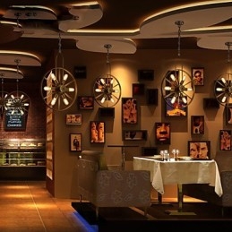 Retro klasszikus fém mennyezeti lámpák Egyszerű függőlámpák Cafe függőlámpa