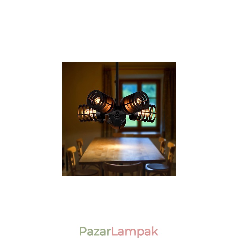 Retro klasszikus fém mennyezeti lámpák Egyszerű függőlámpák Cafe függőlámpa