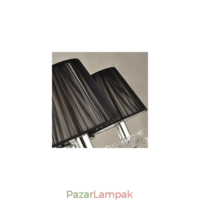 Elegáns kristálycsillár 8 lámpával