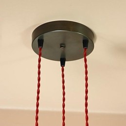 Country Mini stílusú galvanizált fém süllyesztett tartó