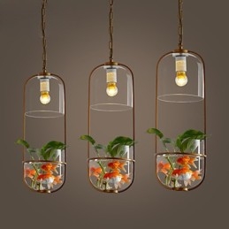 Modern, kortárs dekoratív design függőlámpa (növényeket nem tartalmaz