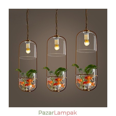 Modern, kortárs dekoratív design függőlámpa (növényeket nem tartalmaz Modern, kortárs dekoratív design függőlámpa (növényeket nem tartalmaz