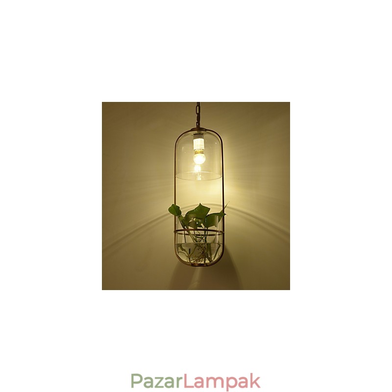 Modern, kortárs dekoratív design függőlámpa (növényeket nem tartalmaz