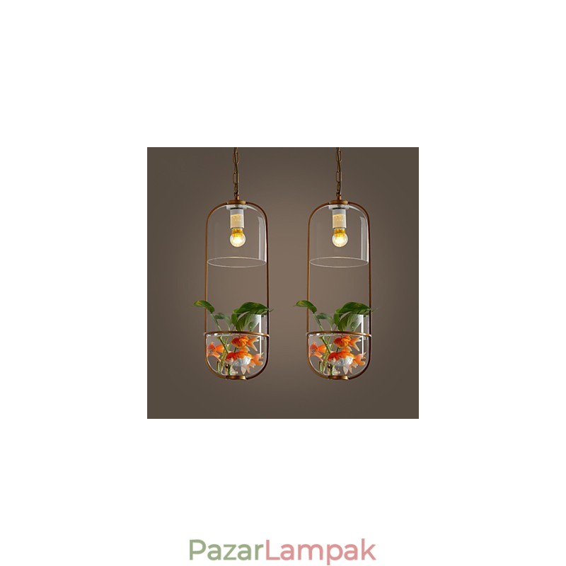 Modern, kortárs dekoratív design függőlámpa (növényeket nem tartalmaz