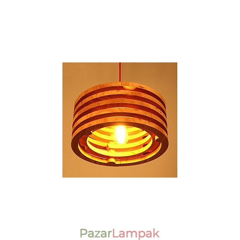 Fűzfa lámpa csillár fából