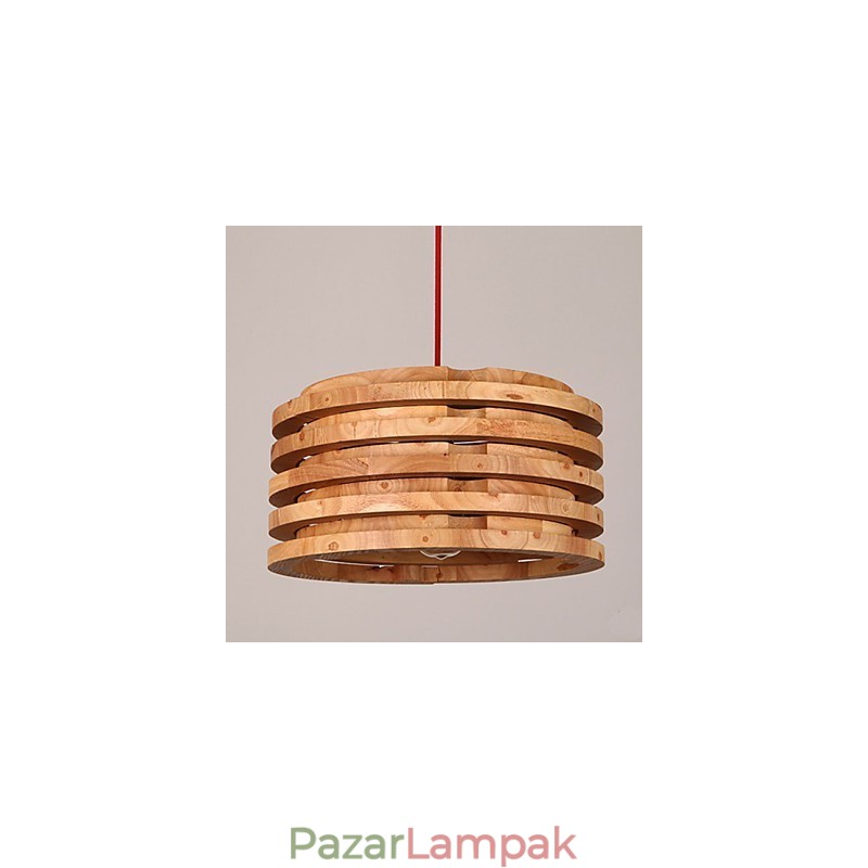 Fűzfa lámpa csillár fából