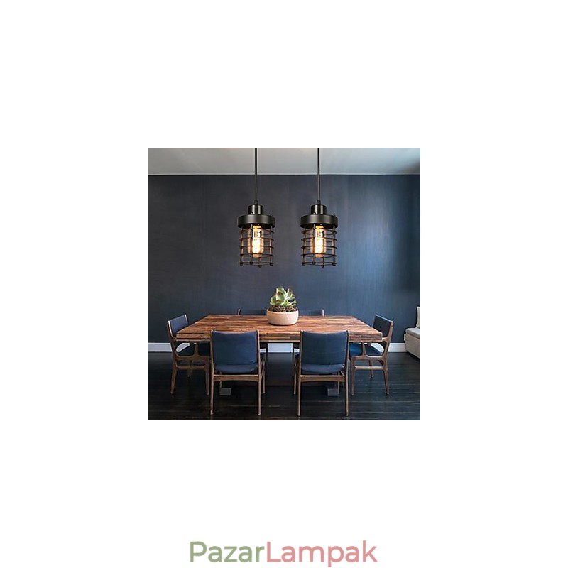 Retro kör egyetlen fejlámpák és lámpák karakter Art csillár lámpa