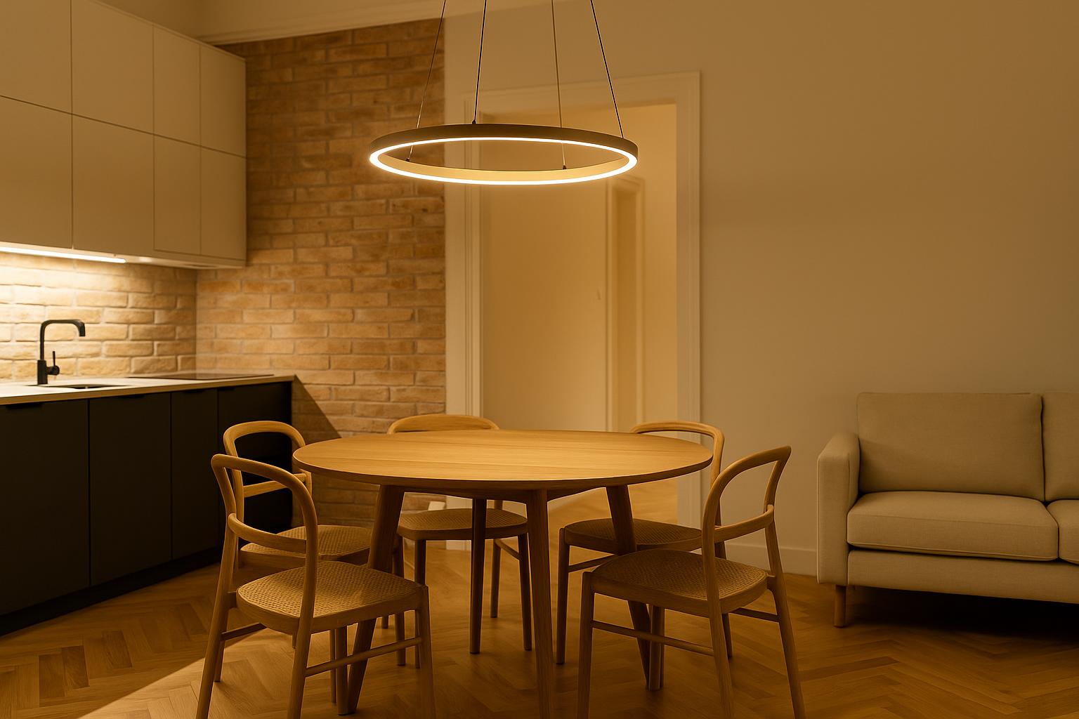 Gyűrűs csillár: elegáns fókuszpont modern magyar otthonokba
