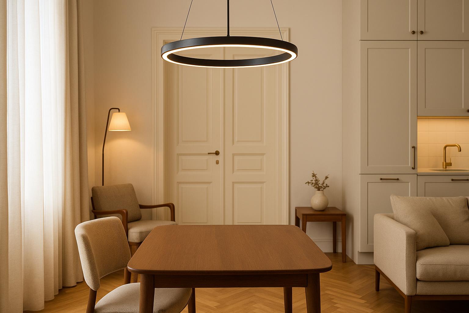Gyűrűs csillár: elegáns fókuszpont modern magyar otthonokba